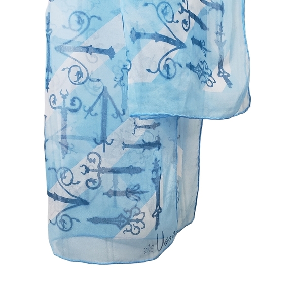 Vintage 70s Vera Skinny Neck Headband Scarf - Picture 2 of 6